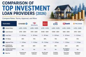 Comparison of Top Investment Loan Providers (2026)