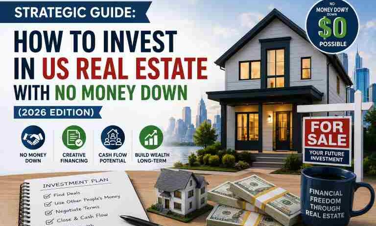 Strategic Guide: How to Invest in US Real Estate with No Money Down (2026 Edition)